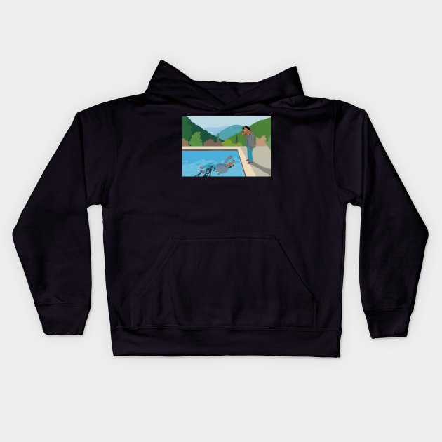 The Drowning Narcissus - Bojack Horseman fanart Kids Hoodie by MarkMcLaughlin